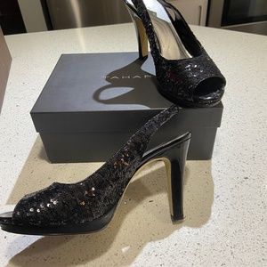 Tahari Sequined heels